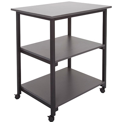 Image for RAPIDLINE MOBILE UTILITY TROLLEY 3 TIER 800 X 600 X 900MM IRONSTONE from Barkers Rubber Stamps & Office Products Depot