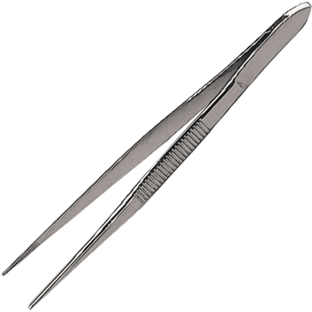 Image for FIRST AIDERS CHOICE POINTED FORCEPS STAINLESS STEEL 125MM from Office Products Depot Gold Coast