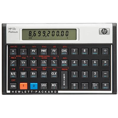 Image for HP 12C PLATINUM FINANCIAL CALCULATOR from O'Donnells Office Products Depot