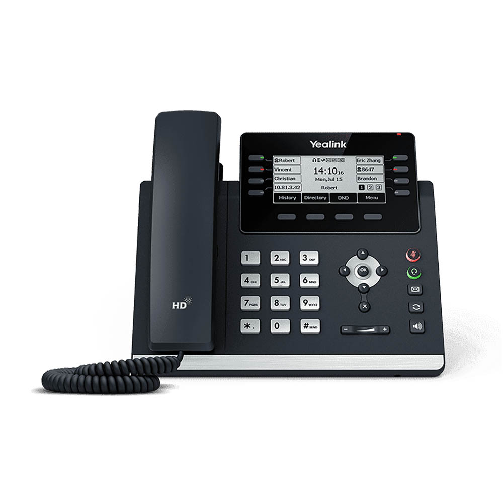 Image for YEALINK T43U SERIES IP PHONE BLACK from Ross Office Supplies Office Products Depot