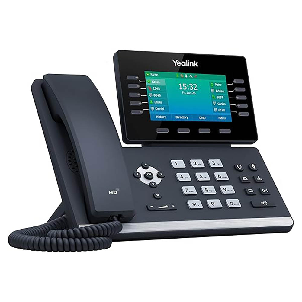 Image for YEALINK T54W SERIES V2 IP PHONE BLACK from Office Products Depot Gold Coast