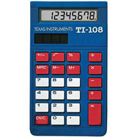 texas instruments ti108 basic calculator