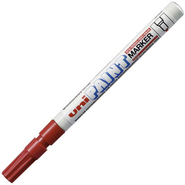 Image for UNI-BALL PX-21 PAINT MARKER BULLET 1.2MM RED from Office Products Depot