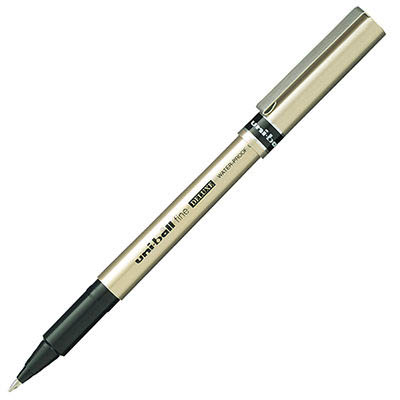 Image for UNI-BALL UB-177 DELUXE LIQUID INK ROLLERBALL PEN 0.7MM BLACK from Total Supplies Pty Ltd