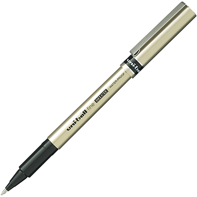 Image for UNI-BALL UB-177 DELUXE LIQUID INK ROLLERBALL PEN 0.7MM BLUE from Total Supplies Pty Ltd