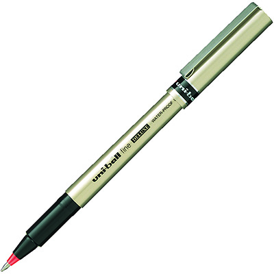 Image for UNI-BALL UB-177 DELUXE LIQUID INK ROLLERBALL PEN 0.7MM RED from Total Supplies Pty Ltd