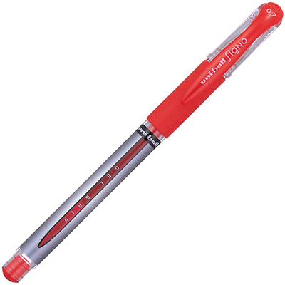 Image for UNI-BALL UM151 SIGNO GEL GRIP COMFORT GEL INK PEN 0.7MM RED from Albany Office Products Depot