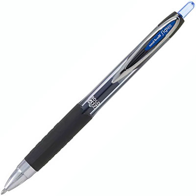Image for UNI-BALL UMN207 SIGNO RETRACTABLE GEL INK ROLLERBALL PEN 1.0MM BLUE from Ross Office Supplies Office Products Depot