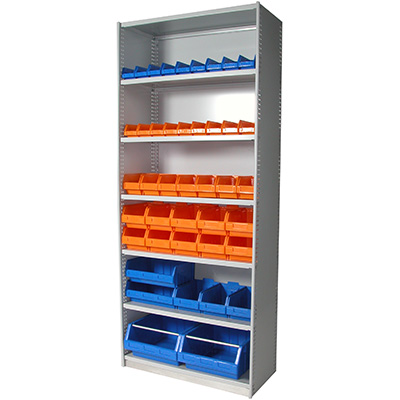 Image for APC STEEL UNI SHELVING 7 SHELVES 2175 X 1200 X 400MM WHITE SATIN from Barkers Rubber Stamps & Office Products Depot