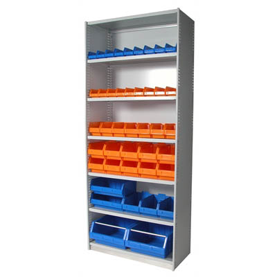 Image for APC STEEL UNI SHELVING 7 SHELVES 2175 X 900 X 400MM CYBER GREY from Barkers Rubber Stamps & Office Products Depot