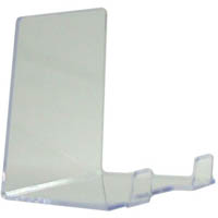 deflecto universal product display stand 102 x 120 x 102mm clear