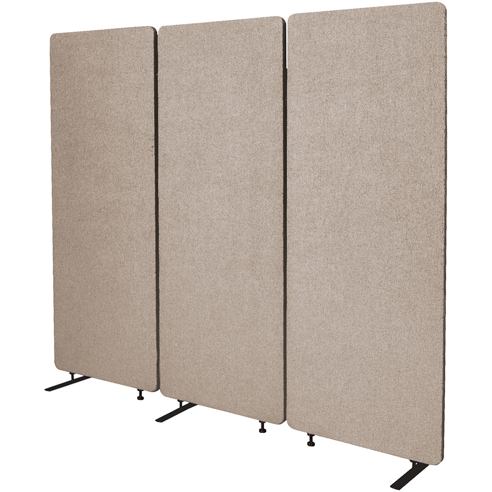 Image for VISIONCHART ZIP ACOUSTIC TRIPLE EXTENSION PANEL 1650 X 1830MM SAND from Ross Office Supplies Office Products Depot