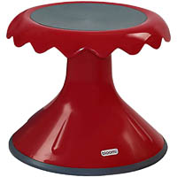 visionchart education sunflower stool 310mm high dark red