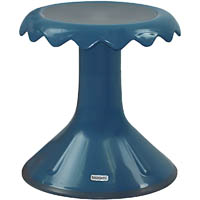 visionchart education sunflower stool 370mm high ocean blue