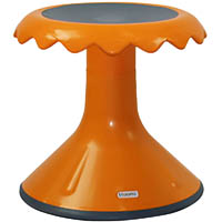 visionchart education sunflower stool 370mm high orange