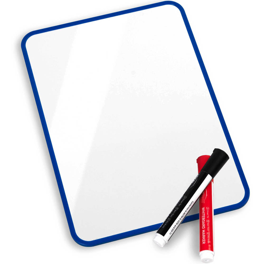 Image for VISIONCHART EDUCATION DOUBLE-SIDED MAGNETIC WHITEBOARD A4 WHITE from MOE Office Products Depot Mackay & Whitsundays