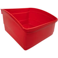 visionchart education book tub plastic large red