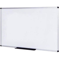 initiative magnetic whiteboard aluminium frame 1800 x 900mm