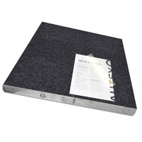 visionchart autex acoustic fabric peel n stick tiles 600 x 600mm charcoal pack 6