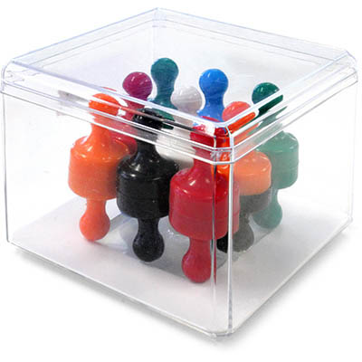 Image for VISIONCHART GLASSBOARD SUPER STRONG MAGNETIC SKITTLES ASSORTED PACK 18 from Total Supplies Pty Ltd