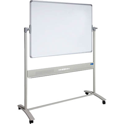 Image for VISIONCHART MOBILE PORCELAIN MAGNETIC WHITEBOARD 1200 X 1200MM from Office Products Depot
