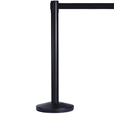 Image for RETRACTA Q BARRIER STAND AND BELT 2 METRE BLACK from MOE Office Products Depot Mackay & Whitsundays