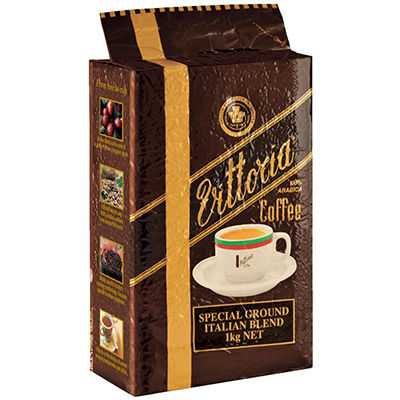 Image for VITTORIA ITALIAN BLEND GROUND COFFEE 1KG from Ross Office Supplies Office Products Depot