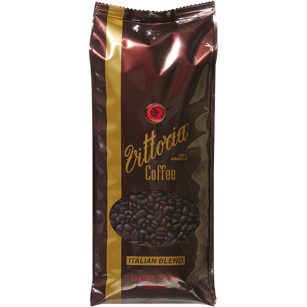 Image for VITTORIA ITALIAN BLEND COFFEE BEANS 1KG from MOE Office Products Depot Mackay & Whitsundays