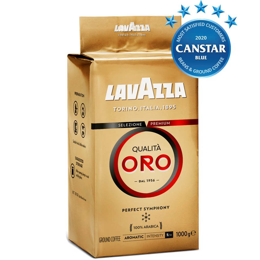 Image for LAVAZZA QUALITA ORO GROUND COFFEE 1KG from Barkers Rubber Stamps & Office Products Depot