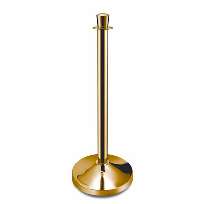 Image for EXECUTIVE Q SENATOR QUEUE STAND GOLD TITANIUM from Albany Office Products Depot