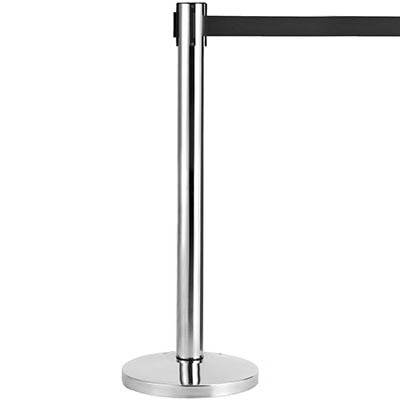 Image for RETRACTA Q BARRIER STAND AND BELT 2 METRE CHROME from Margaret River Office Products Depot