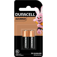 duracell a23/mn21 security alkaline 12v battery pack 2