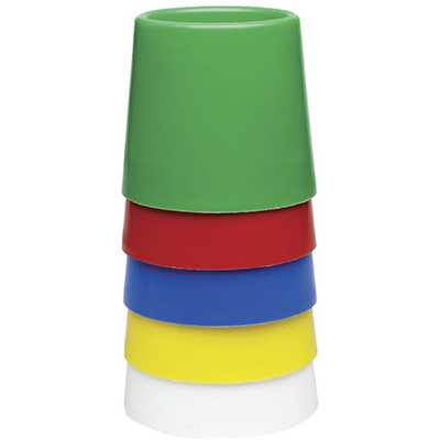 Image for EDUCATIONAL COLOURS WATER POT SIZE 5 ASSORTED PACK 5 from Albany Office Products Depot