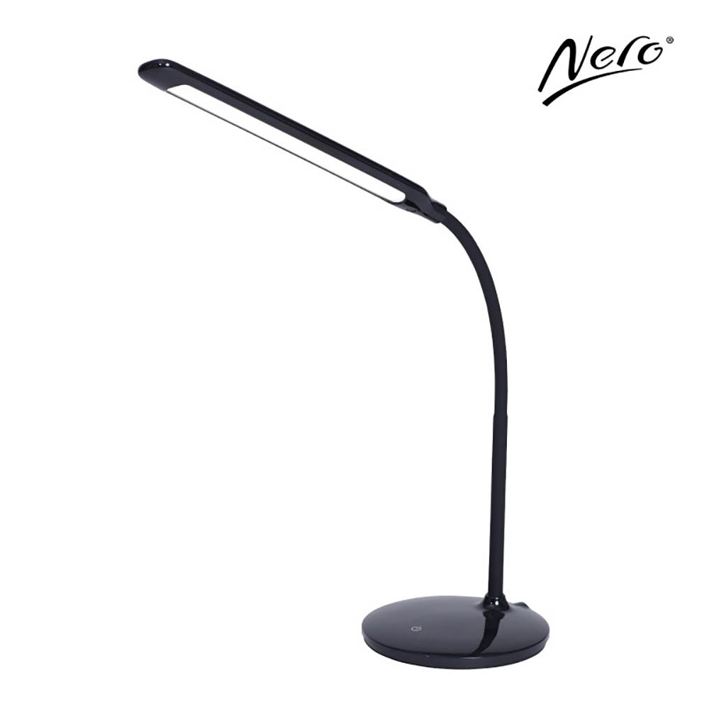 Image for NERO FLEXI DESK LAMP BLACK from Office Products Depot Gold Coast