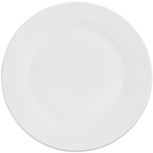 Image for CONNOISSEUR BASICS DINNER PLATE 255MM WHITE PACK 6 from OFFICEPLANET OFFICE PRODUCTS DEPOT