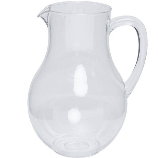 Image for CONNOISSEUR WATER JUG PLASTIC 2.2 LITRE CLEAR from MOE Office Products Depot Mackay & Whitsundays