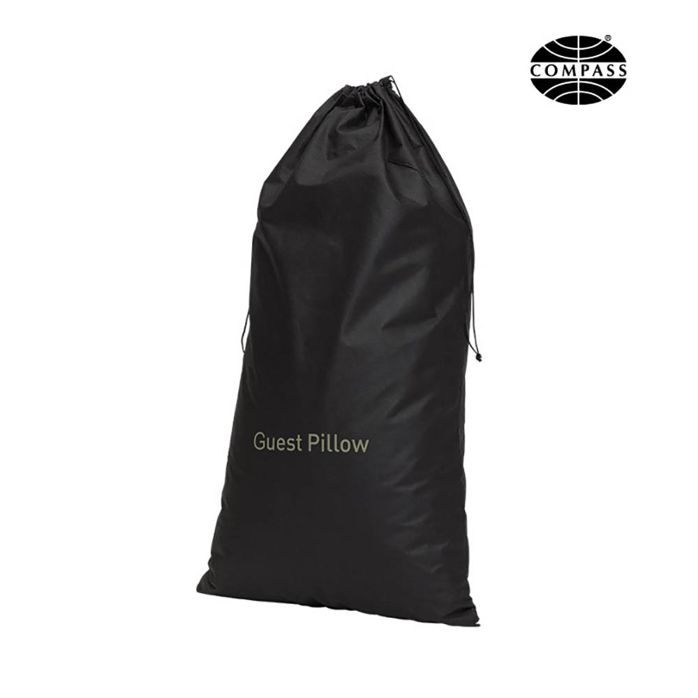 Image for COMPASS NON WOVEN GUEST PILLOW BAG BLACK from MOE Office Products Depot Mackay & Whitsundays