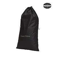 compass non woven guest pillow bag black