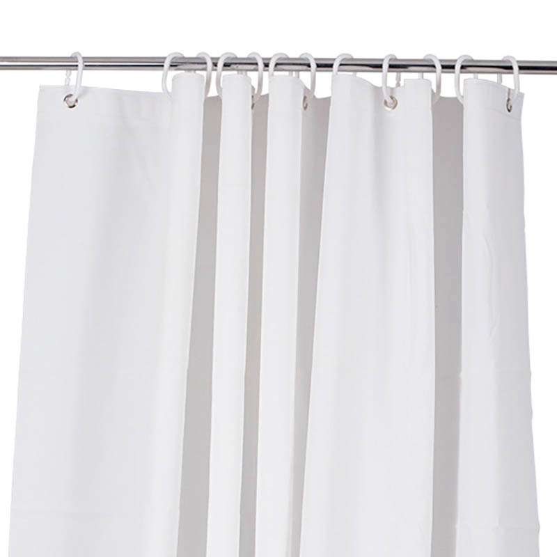 Image for COMPASS SHOWER CURTAIN PEVA WITH RINGS from Albany Office Products Depot