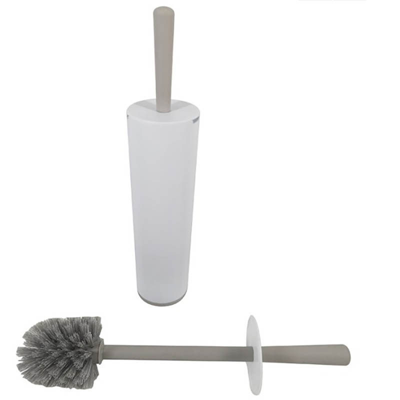 Image for COMPASS TOILET BRUSH PLASTIC WHITE/GREY from Office Products Depot Gold Coast