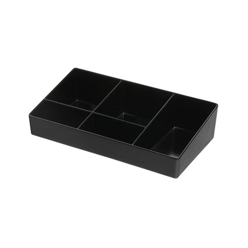 Image for CONNOISSEUR SACHET HOLDER 5 COMPARTMENT BLACK from MOE Office Products Depot Mackay & Whitsundays