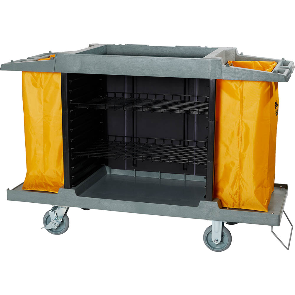 Image for COMPASS COMPACT HOUSEKEEPING TROLLEY FRONT OPEN from Total Supplies Pty Ltd