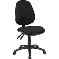 ys design 08 typist chair high back black