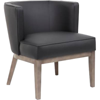 Image for LEO COMFORT TUB CHAIR BLACK from MOE Office Products Depot Mackay & Whitsundays