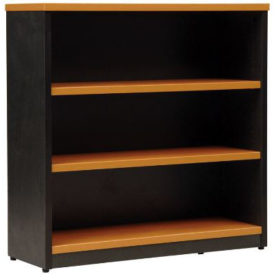 Image for OXLEY BOOKCASE 3 SHELF 900 X 315 X 900MM BEECH/IRONSTONE from Office Products Depot Gold Coast