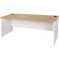 oxley desk 1800 x 750 x 730mm oak/white
