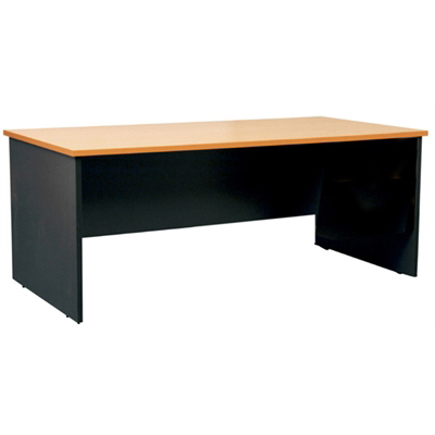 Image for OXLEY DESK 1800 X 900 X 730MM BEECH/IRONSTONE from Office Products Depot