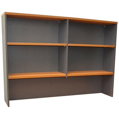 Image for OXLEY HUTCH 1800 X 315 X 1075MM BEECH/IRONSTONE from OFFICEPLANET OFFICE PRODUCTS DEPOT