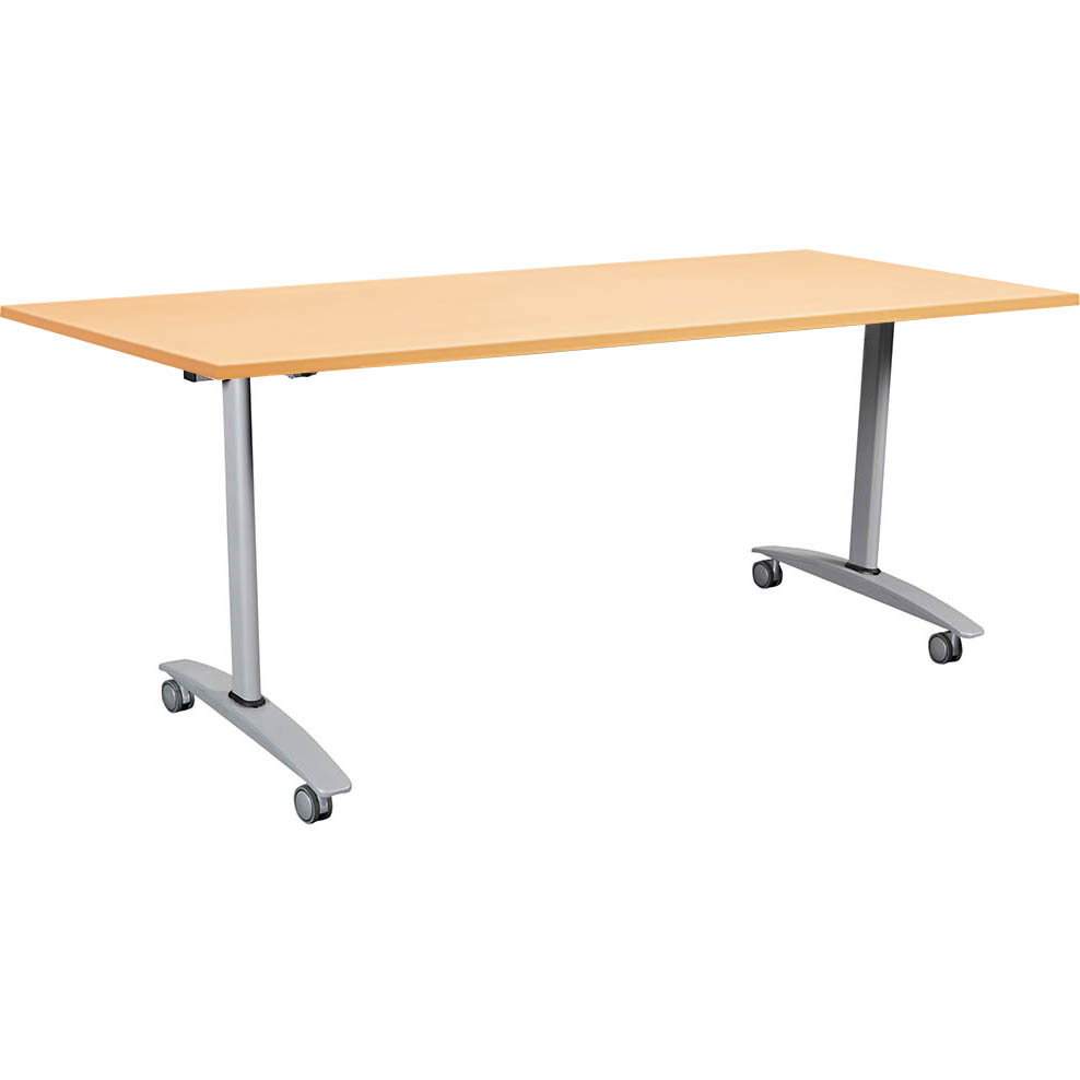 Image for SUMMIT FLIP TOP TABLE 1500 X 750MM BEECH from Ross Office Supplies Office Products Depot
