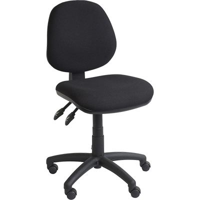 Image for YS DESIGN TASK CHAIR MEDIUM BACK BLACK from Tristate Office Products Depot